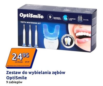 Zestaw do wybielania zębów 9 zabiegów promocja w Action
