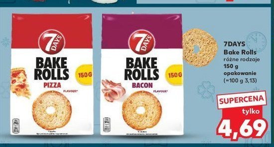 Bake rolls bekon 7 days bake rolls promocja