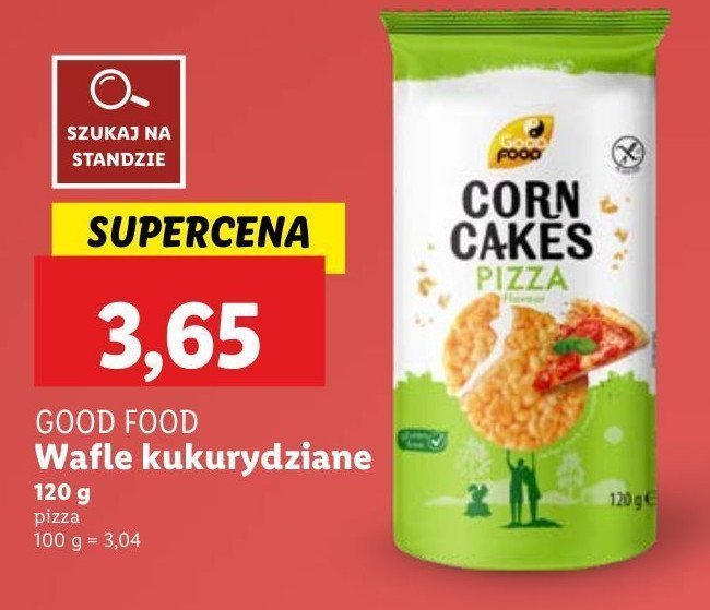 Wafle kukurydziane pizza Good food promocja