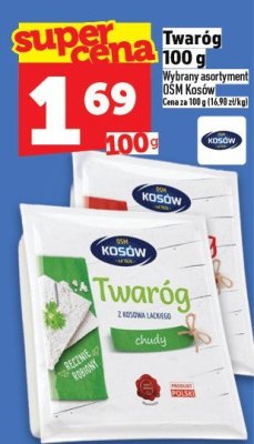 Twaróg USM Kosów 100 g promocja w TOPAZ