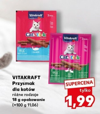 Przysmak dla kotów, różne rodzaje promocja w Kaufland