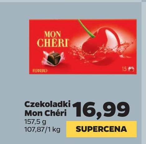 Bombonierka prezent Ferrero mon cheri promocja