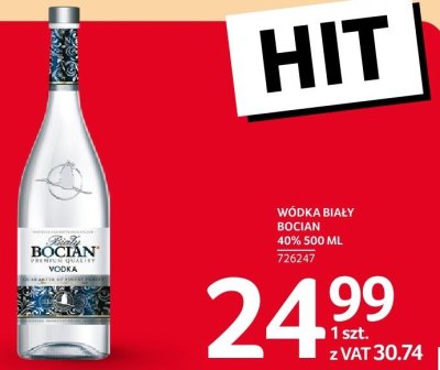 W贸dka Bia艂y bocian vodka promocja w Selgros