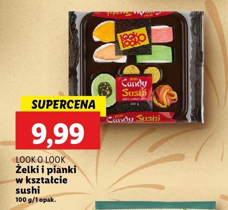 Żelki sushi Look o look promocja