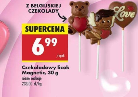 Czekoladowy lizak Magnetic promocja