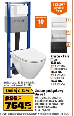 Zestaw podtynkowy Amao 2  promocja w OBI