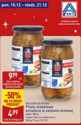 Filety śledziowe promocja w Aldi