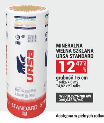 Wełna mineralna URSA STANDARD promocja w Merkury Market