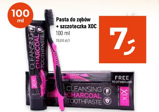 Pasta do z臋b贸w charcoal + szczoteczka promocja