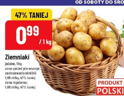 Ziemniaki jadalne promocja w POLOmarket