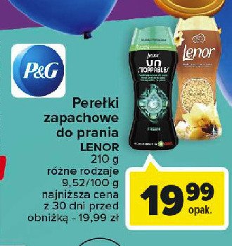 Perełki zapachowe goldene orchidee Lenor unstoppables - cena - promocje -  opinie - sklep