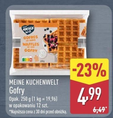 Gofry 12 szt. promocja w Aldi