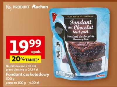 Fondant czekoladowy Auchan promocja w Auchan