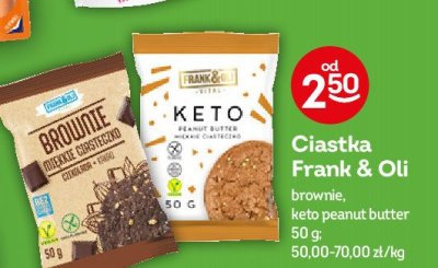 Ciasteczko keto masło orzechowe Frank&oli promocja