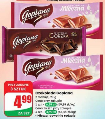 Czekolada mleczna Toblerone promocja w Dino