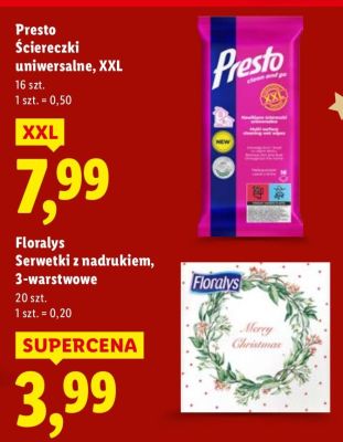 Ściereczki uniwersalne Presto XXL promocja w Lidl
