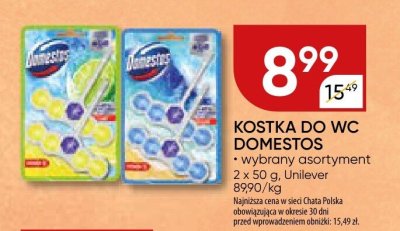 Kostka do WC Domestos promocja w Chata Polska