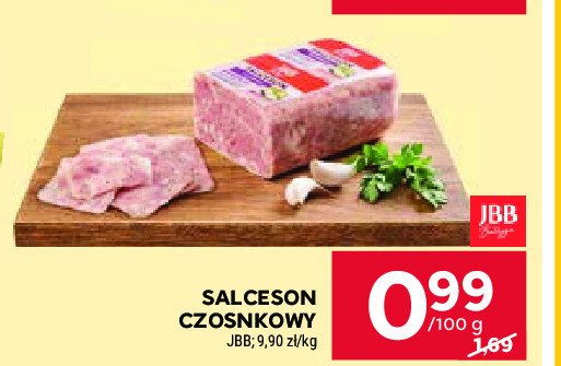 Salceson czosnkowy Jbb bałdyga promocja