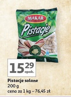 Pistacje Makar promocja w Auchan