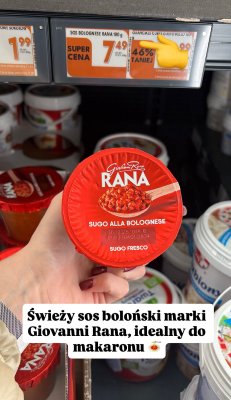Sos Bolognese RANA Sugo alla Bolognese 180g promocja w Biedronka