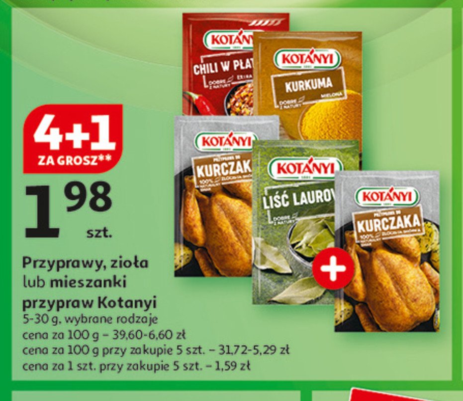 Przyprawa do pieczonego kurczaka Kotanyi promocja