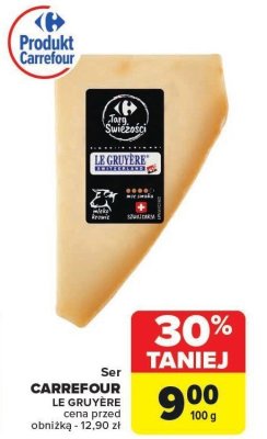 Ser Le Gruyere Carrefour promocja