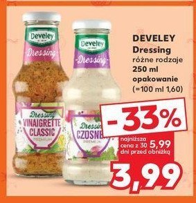 Dressing czosnkowy Develey promocja
