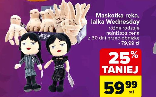 Lalka wednesday promocja w Carrefour