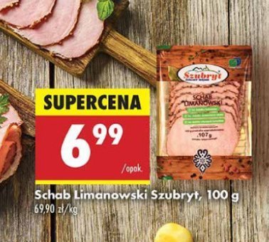 Schab limanowski Szubryt promocja w Biedronka