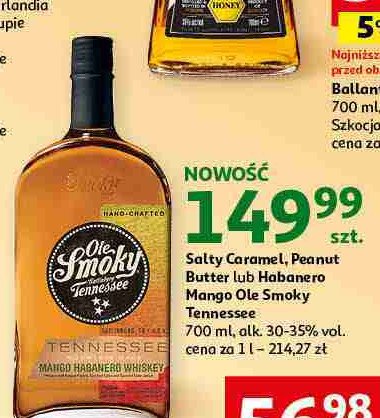 Whisky Ole smoky habanero mango promocja