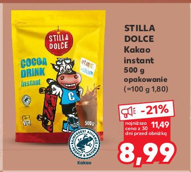 Kakao Stilla dolce promocja w Kaufland