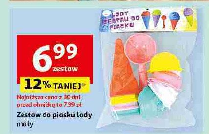 Zestaw do piasku lody promocja