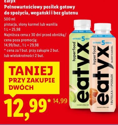 Posiłek gotowy do spożycia pełnowartościowy wegański i bez glutenu promocja w Lidl