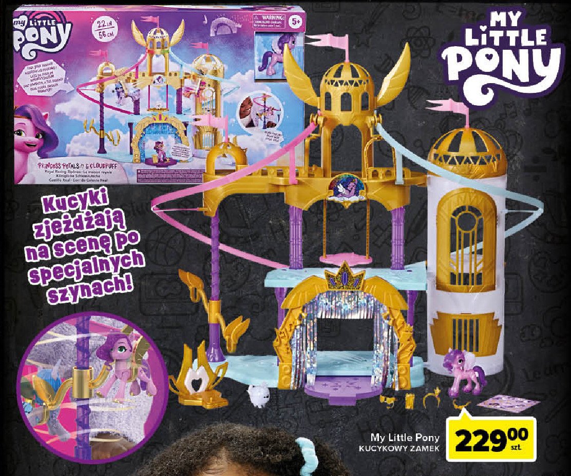 Kucykowy zamek my little pony 56 cm Hasbro promocja