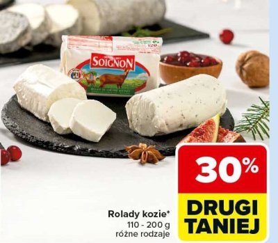 Ser Rolady kozie SOIGNON różne rodzaje promocja w Carrefour