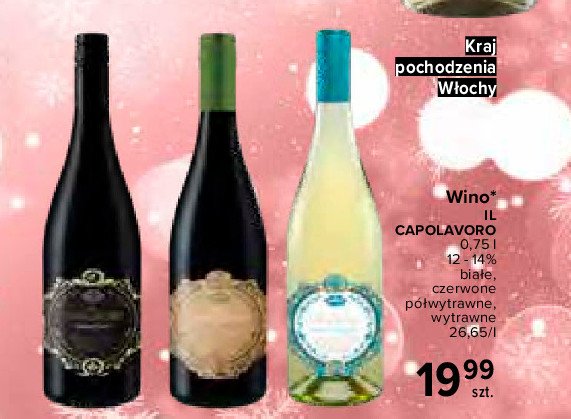 Wino Il capolavoro rosato promocja
