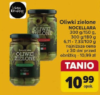 Oliwki zielone nocellara bez pestki SAN ROMANO promocja