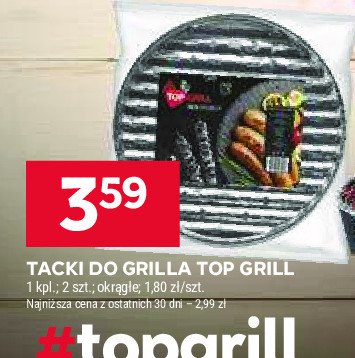 Tacki do grilla okragłe Top grill promocja