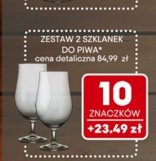 Szklanki do piwa Masterchef promocja w Intermarche