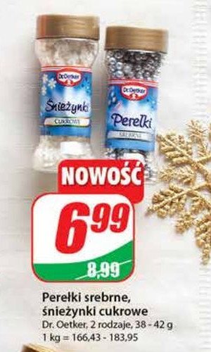 Śnieżynki cukrowe Dr. oetker promocja
