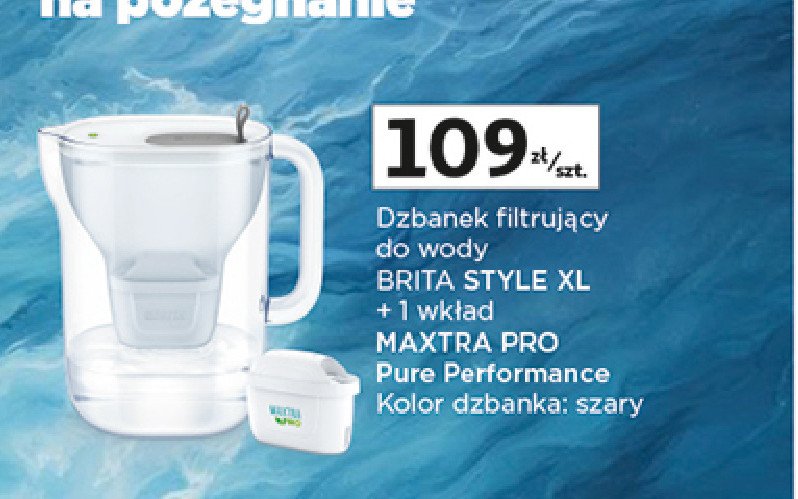 Dzbanek filtrujący style 3.6l Brita promocja w Auchan