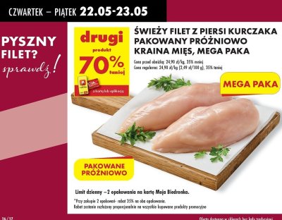 Filet z piersi kurczaka Kraina mięsa promocja