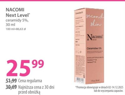 Ceramidy NACOMI Next Level 5% promocja w Hebe
