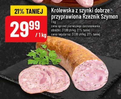 Królewska z szynki dobrze przyprawiona promocja w POLOmarket