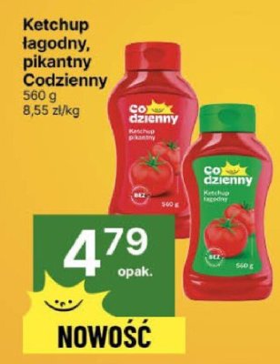 Ketchup Ketchup łagodny, pikantny Codzienny promocja w Delikatesy Centrum