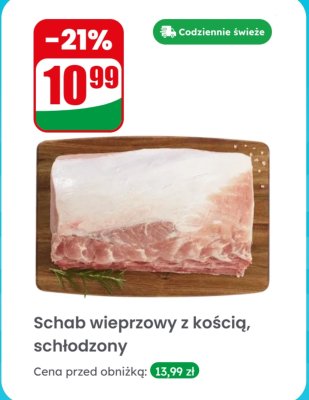 Schab wieprzowy z kością, schłodzony promocja w Dino