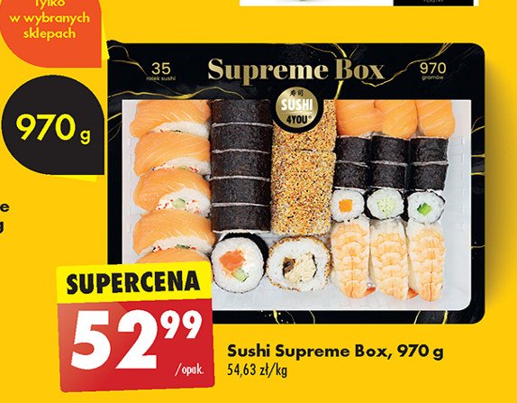 Sushi supreme box promocja