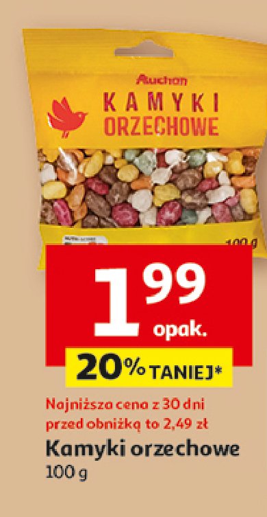 Kamyki orzechowe Auchan promocja