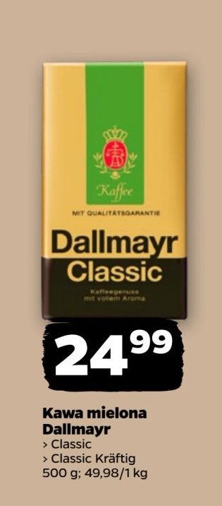 Kawa DALLMAYR CLASSIC KRAFTIG promocja w Netto