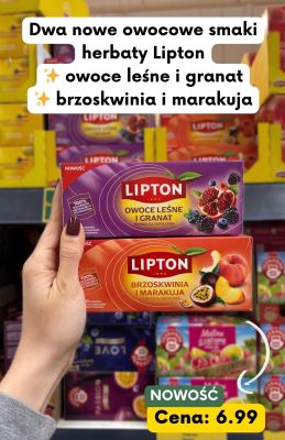 Herbata owoce leśne i granat promocja w Kaufland